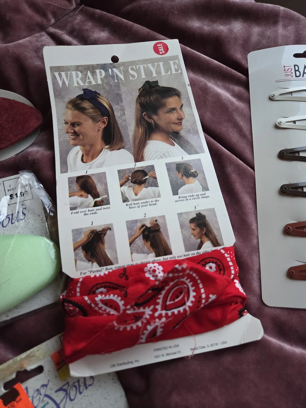 90s Vintage Hair Accessories Lot